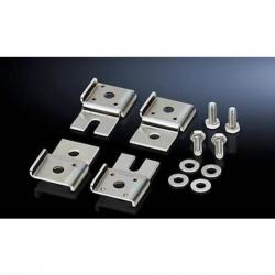 Wall Mounting Brackets Carbon steel - For use with KL EB/JB and AE/WM enclosures. Designed to match the functionality of standard NEMA style flanges. Slotted to accomodate drop on and lift off mounting. (Package of four)